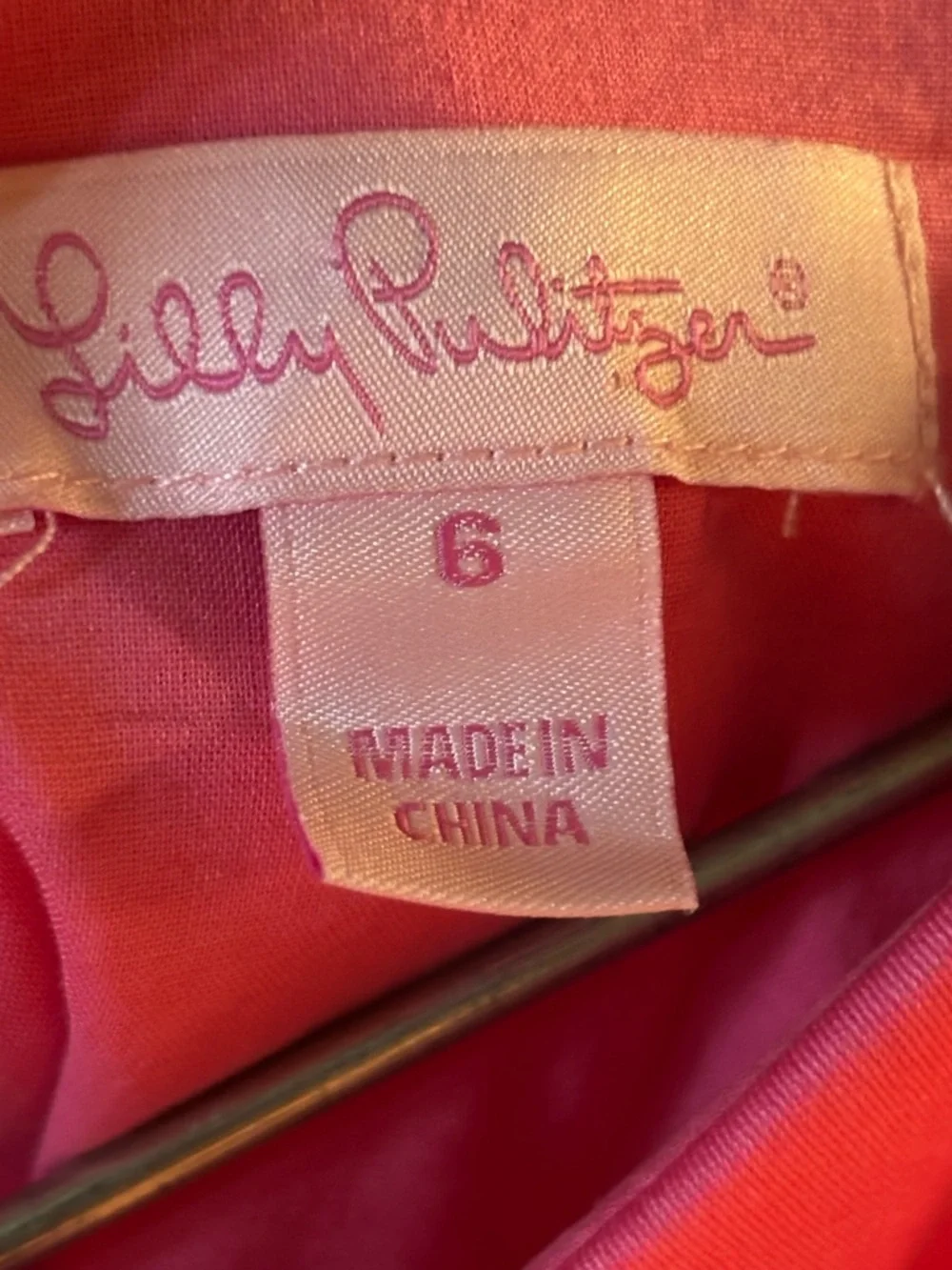Lilly Pulitzer Pink Strapless Pearl-Embellished Faux-Wrap Dress - Picture 9 of 12